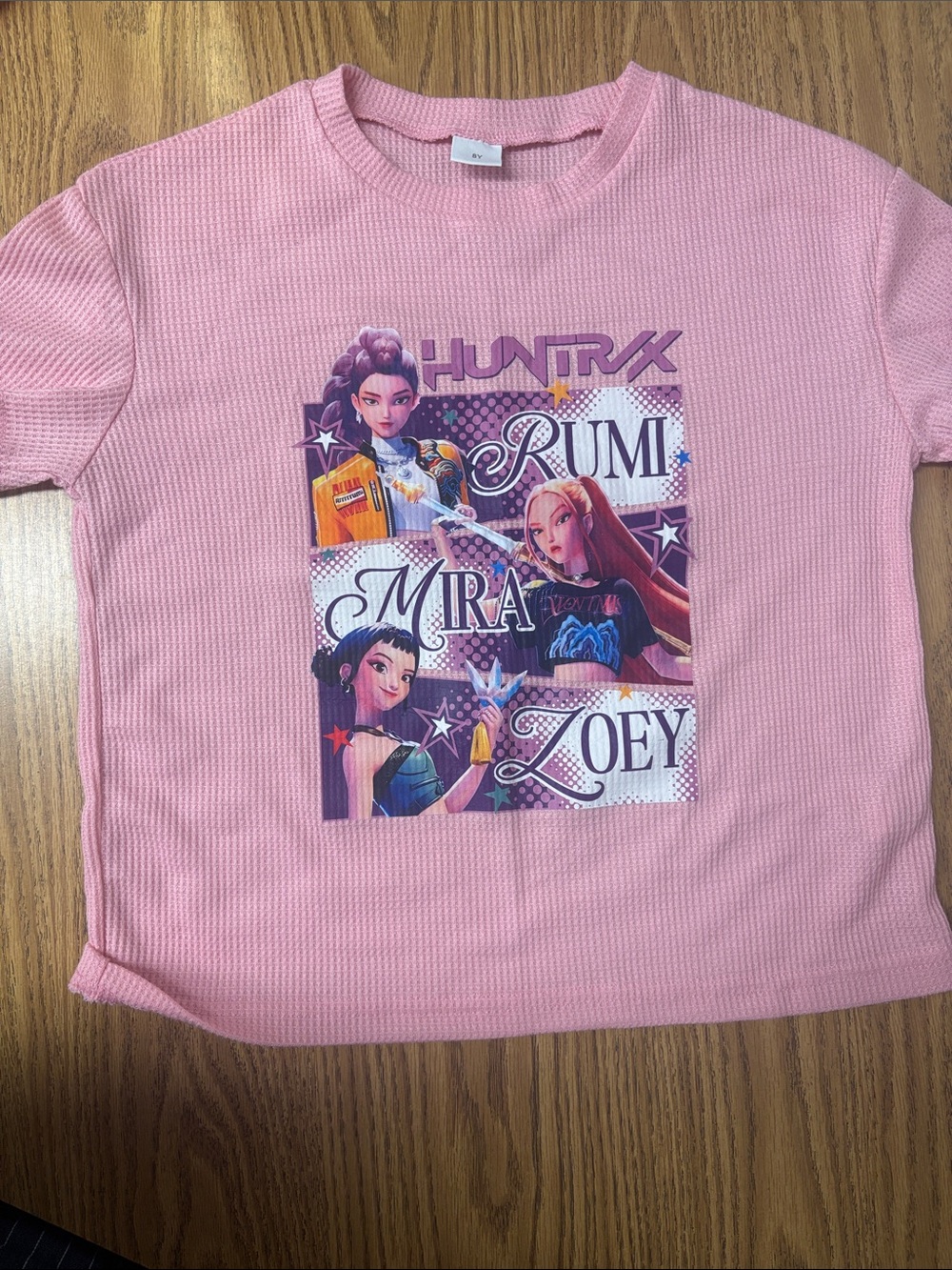 Huntrxx Kids Pink Graphic Crewneck Shirt - Design